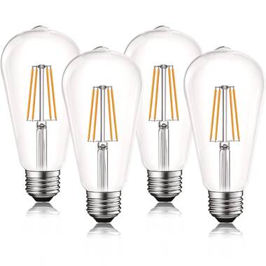 TORCHSTAR ST19 Dimmable LED 7W(75W Eqv.) Filament Light Bulb, E26